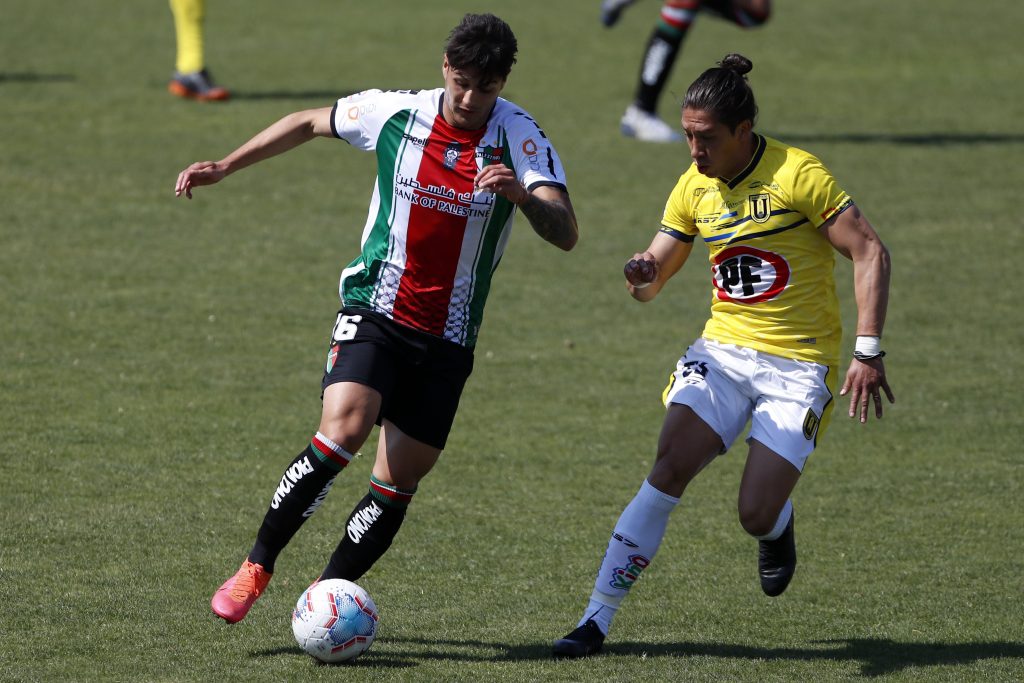 Nicolás Solabarrieta llegó jugar en la Primera División de Chile con Palestino. | Foto: Photosport.