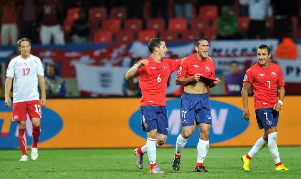 Alexis y Mark González en la selección chilena.
