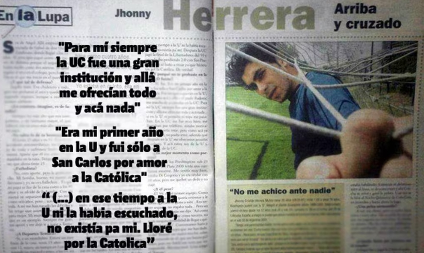 La entrevista en la revista Triunfo que marca a Johnny Herrera.